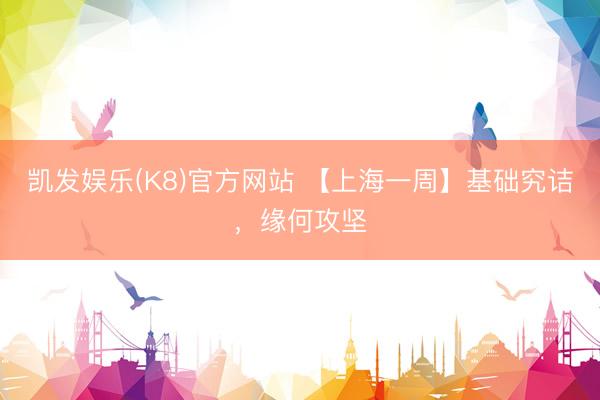 凯发娱乐(K8)官方网站 【上海一周】基础究诘，缘何攻坚